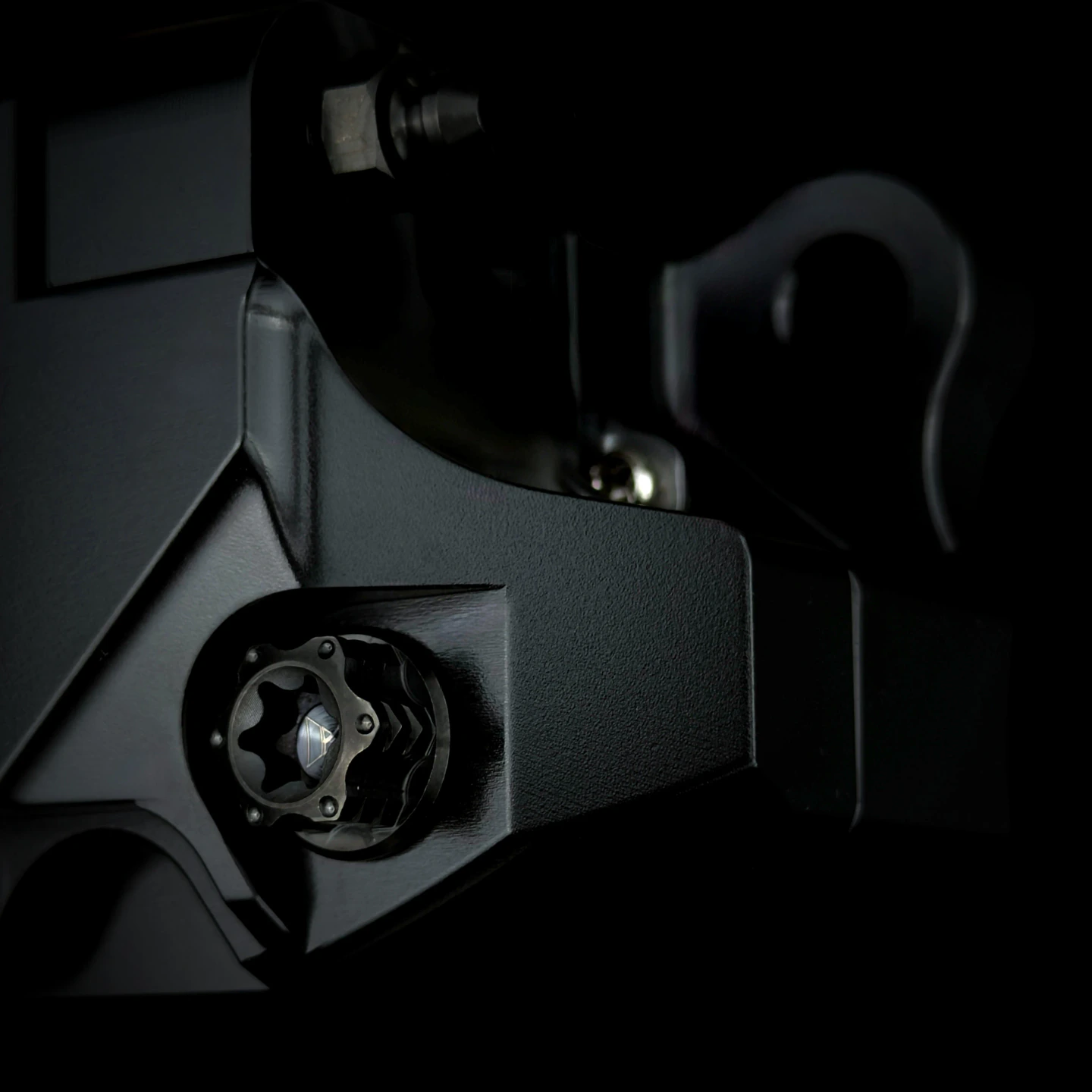 GR5 titanium fastener bolts close-up