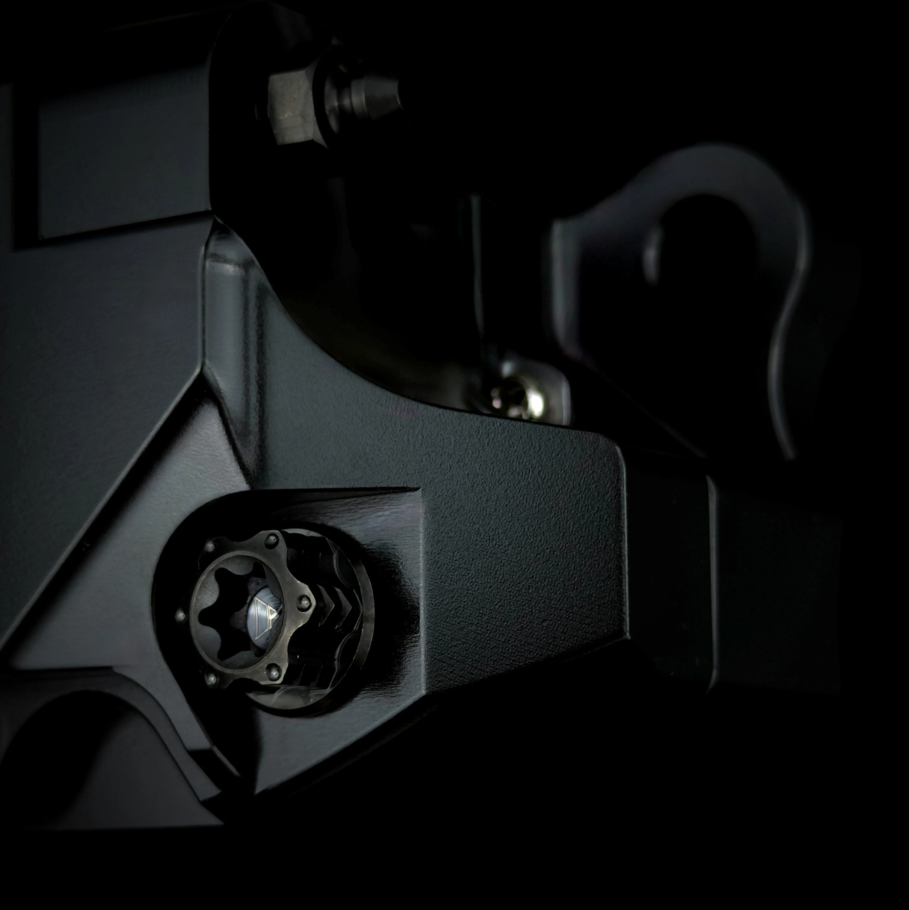 GR5 titanium fastener bolts close-up